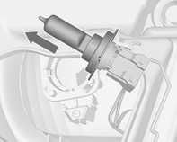 3. Stecker von Glühlampe abziehen.